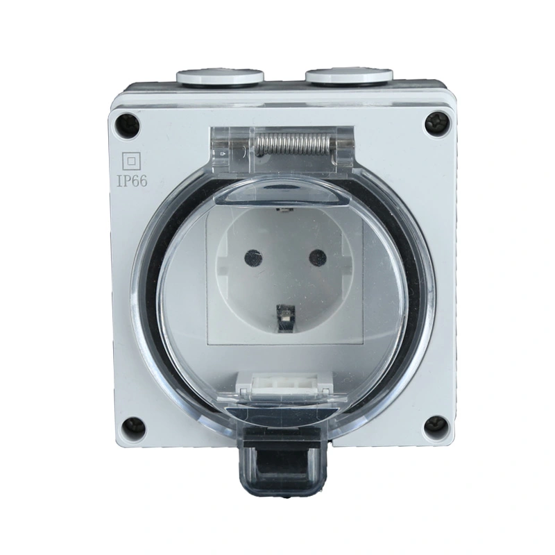 IP66 Series Surface Mounted Waterproof Type German Socket and Switch